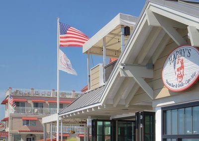 Harry's Cape May restaurant exterior on a summer day